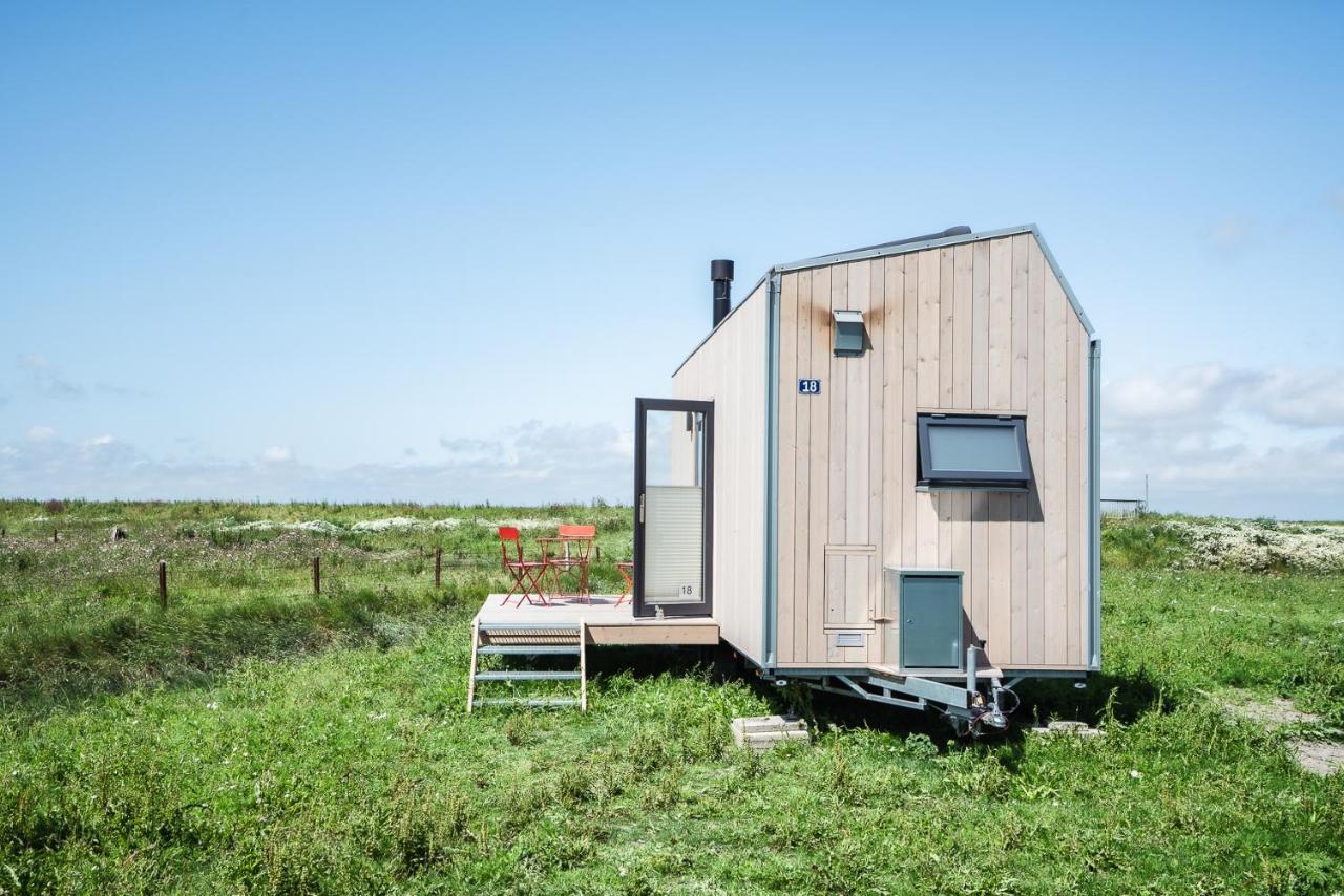 Tiny House Pioneer 18 Zur Meerseite - Green Tiny Village Harlesiel Carolinensiel Zewnętrze zdjęcie