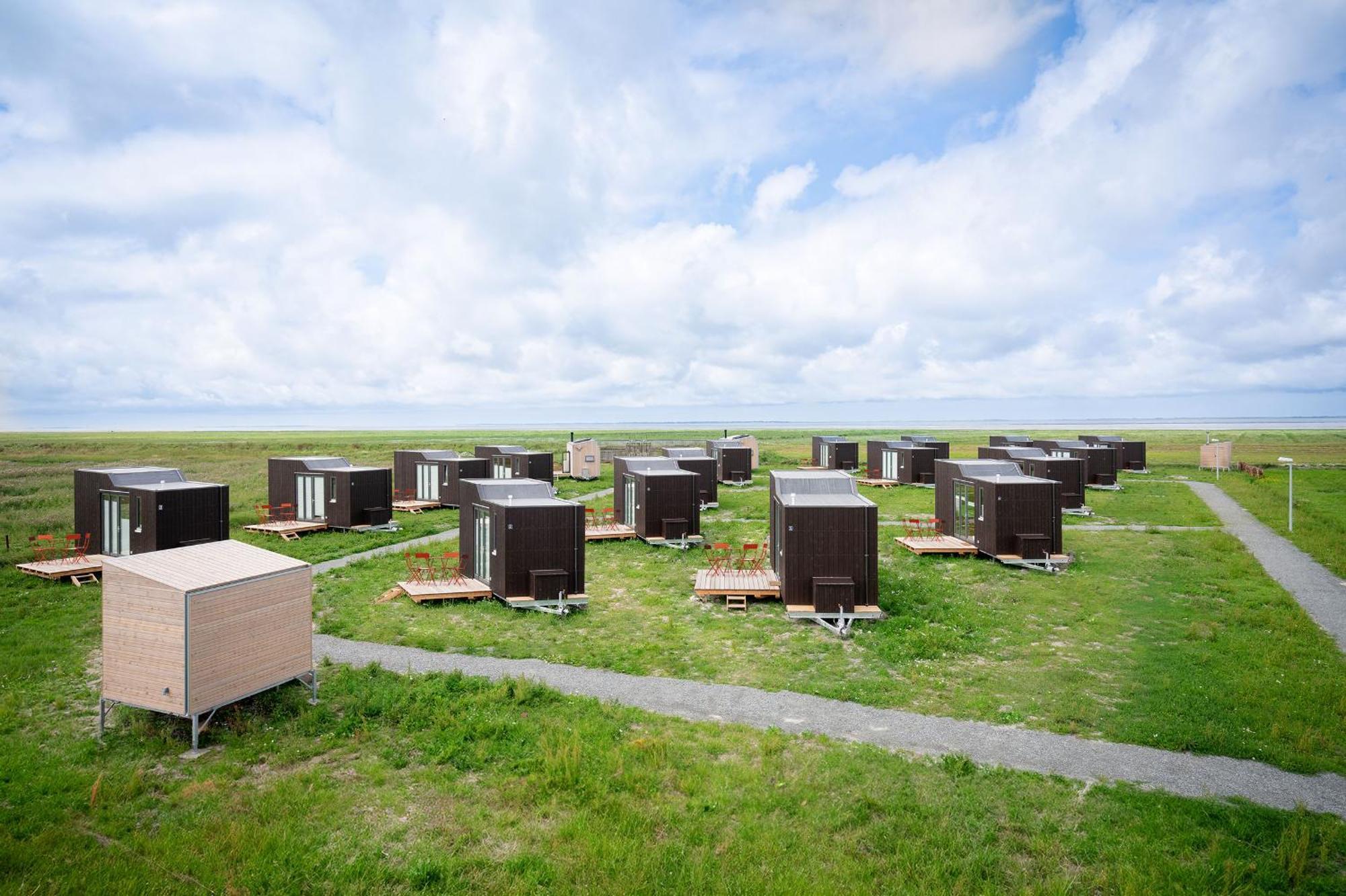 Tiny House Pioneer 18 Zur Meerseite - Green Tiny Village Harlesiel Carolinensiel Zewnętrze zdjęcie