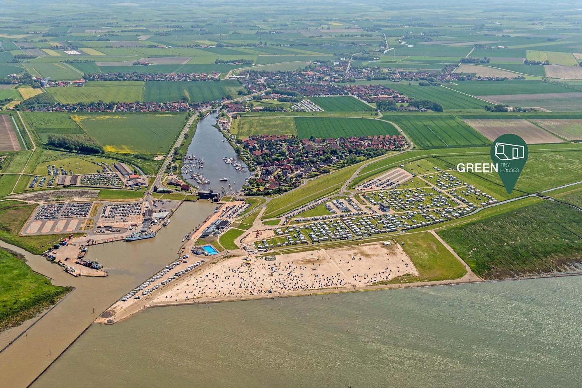 Tiny House Pioneer 18 Zur Meerseite - Green Tiny Village Harlesiel Carolinensiel Zewnętrze zdjęcie